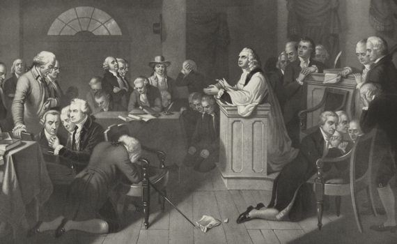 first prayer continental congress painting